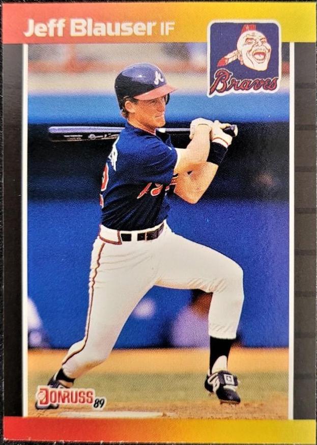 Jeff Blauser #592 Baseball Cards 1989 Donruss