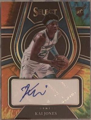 Kai Jones #RS-KJN Basketball Cards 2021 Panini Select Rookie Signatures