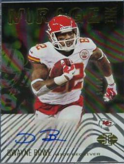 Dwayne Bowe #MI-DWB Football Cards 2021 Panini Illusions Mirage Ink Autographs