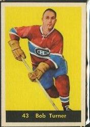 Bob Turner #43 Hockey Cards 1960 Parkhurst