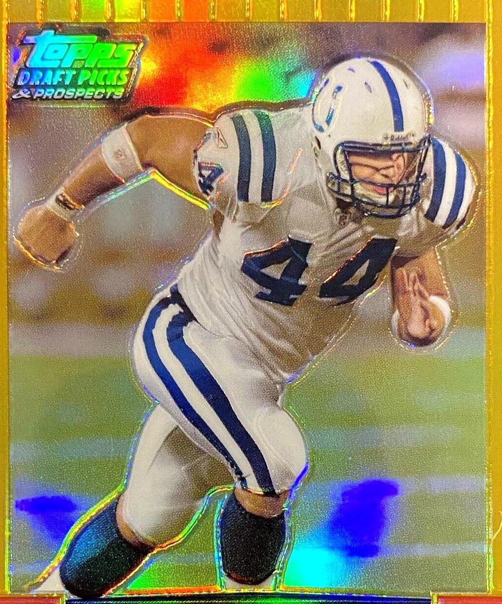 Dallas Clark [Gold Chrome Refractor] #87