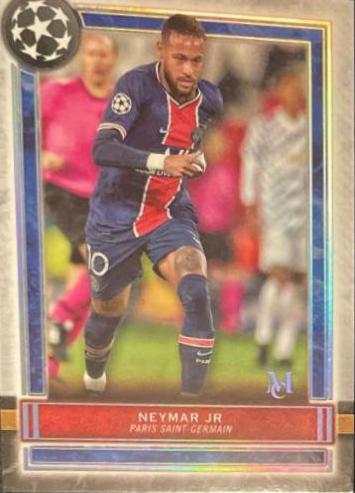 Neymar Jr #22 Soccer Cards 2020 Topps Museum Collection UEFA Champions League