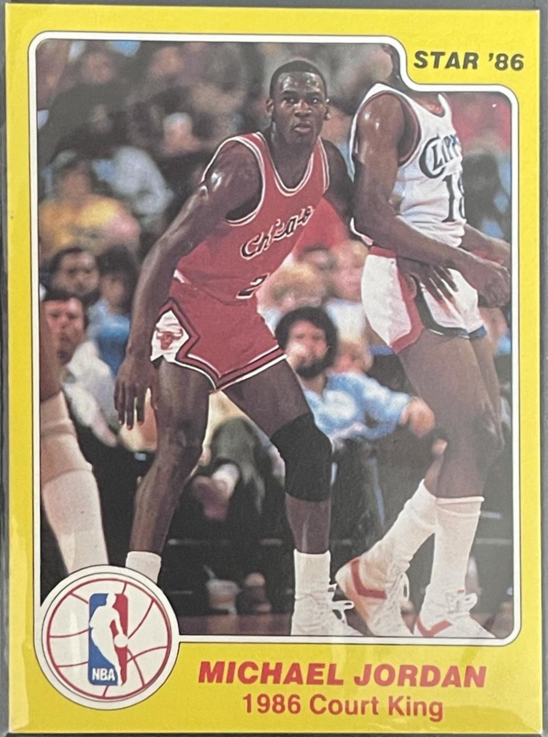 Court Kings Michael Jordan #18 1986 Star Basketball