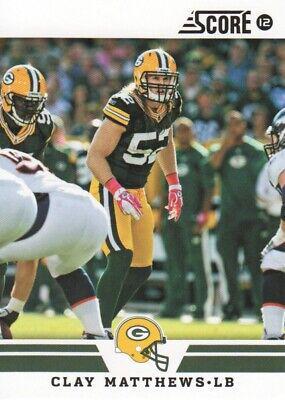Clay Matthews #4 Football Cards 2012 Panini Score