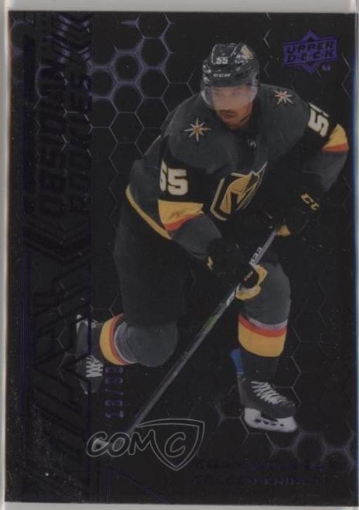 Keegan Kolesar #OR-28 2020-21 SPx Hockey UD Black Obsidian Rookies