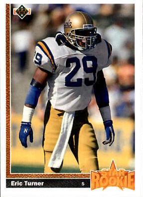 Eric Turner #23 Football Cards 1991 Upper Deck