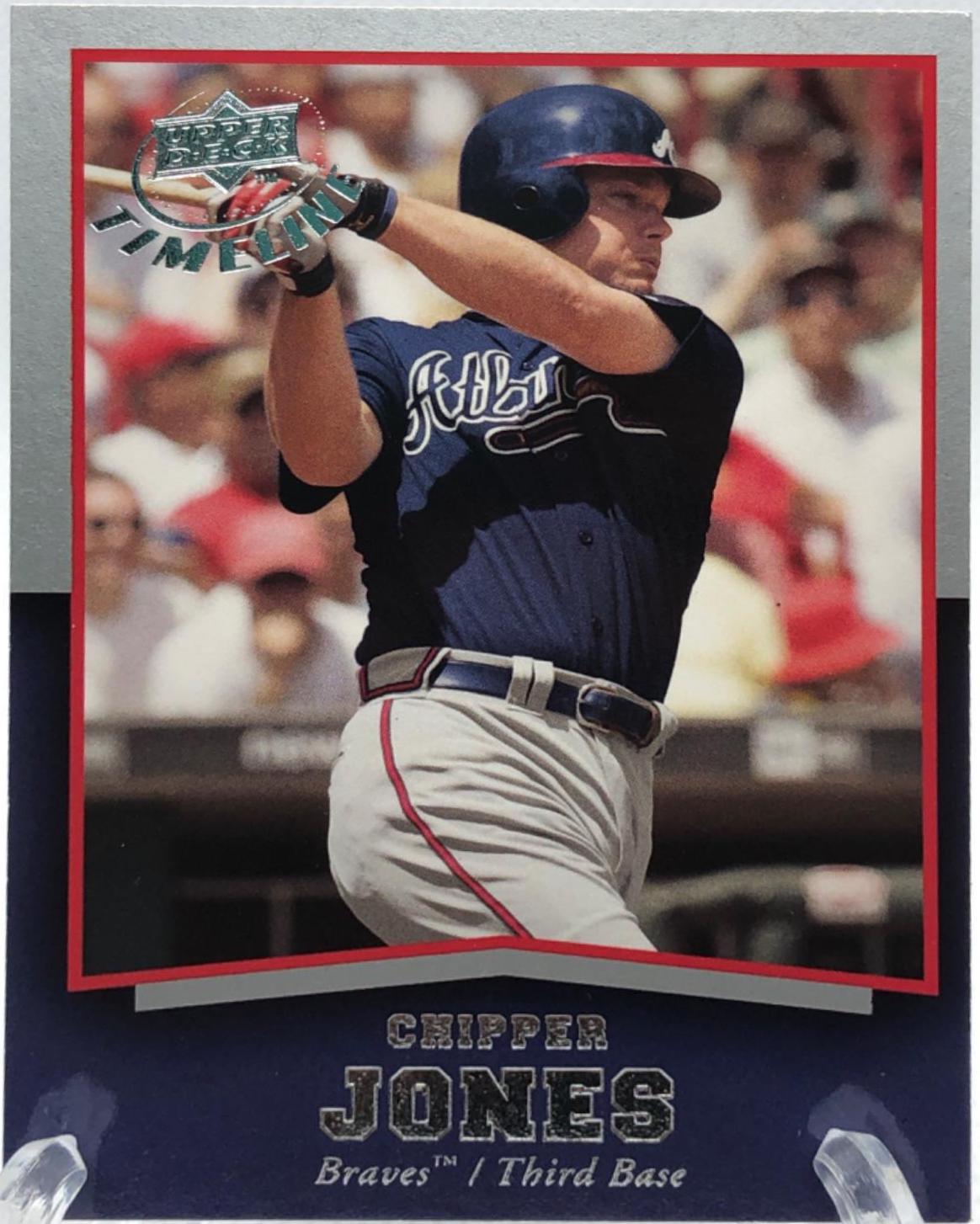Chipper Jones #8 Baseball Cards 2008 Upper Deck Timeline