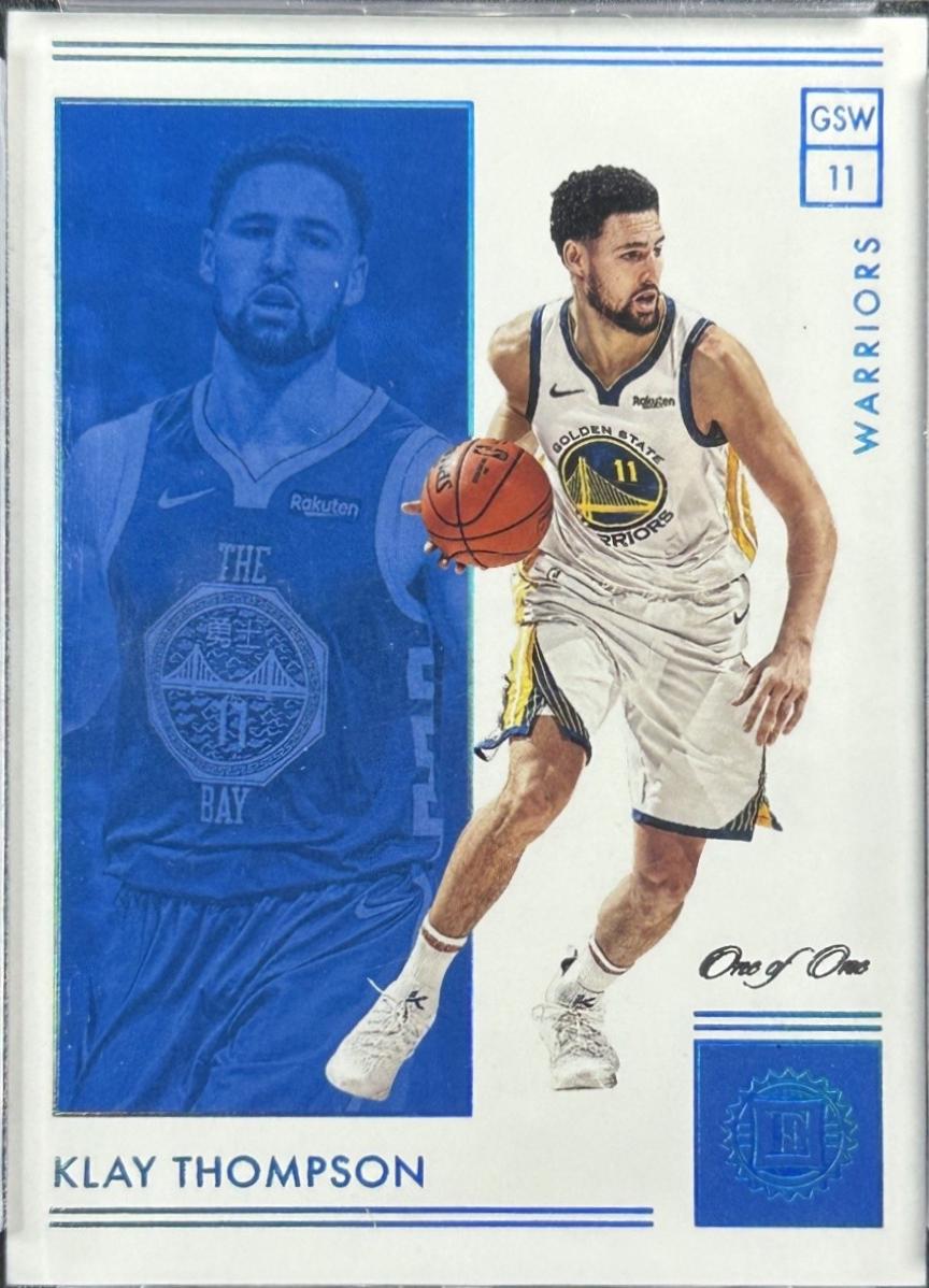 Klay Thompson #8 2018-19 Panini Encased Basketball