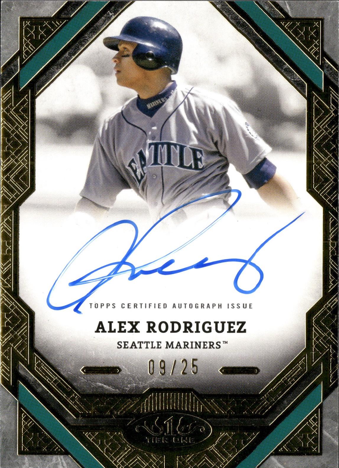Alex Rodriguez [Green Foil] #T1A-ARO