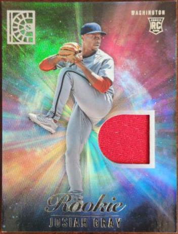 Josiah Gray #RM-JG 2022 Panini Capstone Baseball Rookie Materials