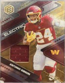 Antonio Gibson #ELE-18 Football Cards 2022 Panini Elements Electric