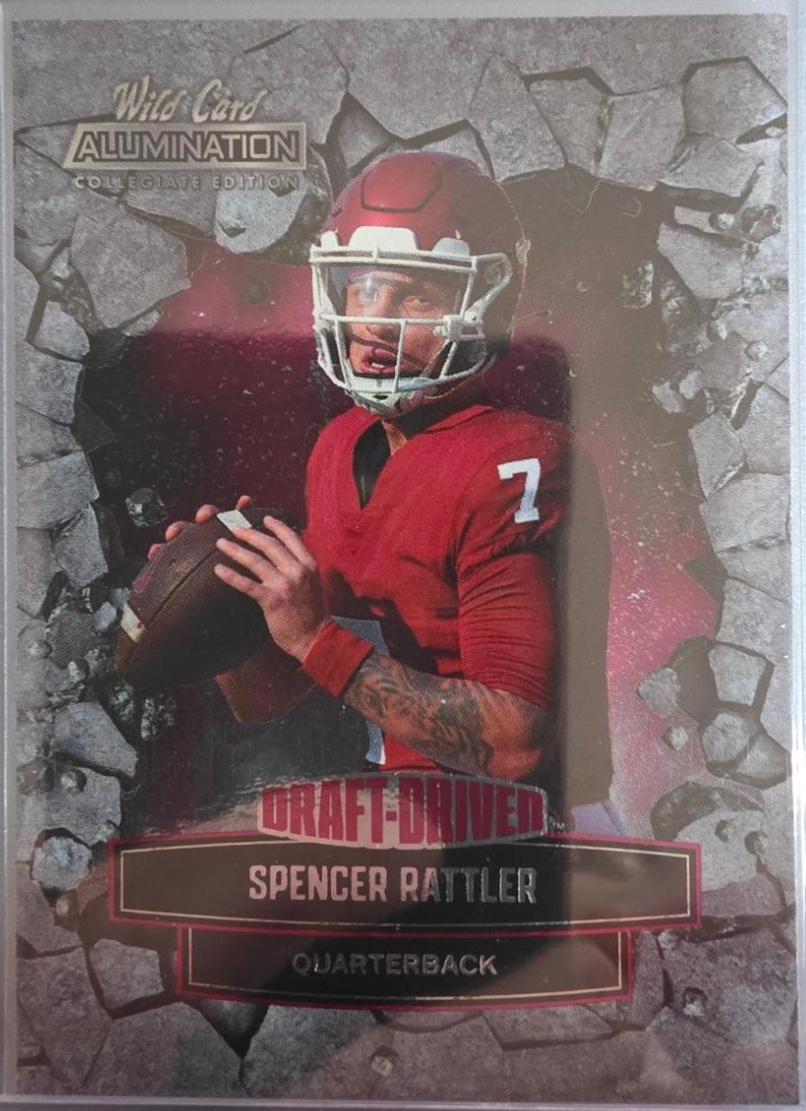 Spencer Rattler #ANDD-44 2021 Wild Card Alumination Nil Collegiate Football