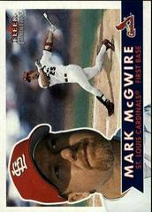 Mark McGwire #256 Baseball Cards 2001 Fleer Prices