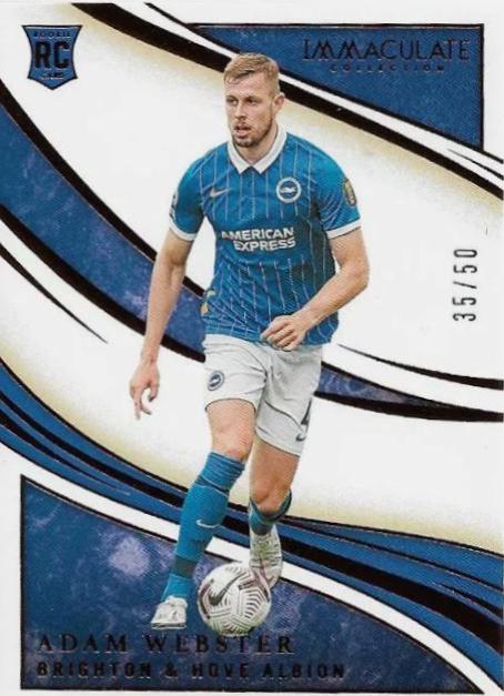 Adam Webster #9 Soccer Cards 2020 Panini Immaculate Collection