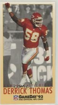 Derrick Thomas #9 Football Cards 1993 Fleer Gameday