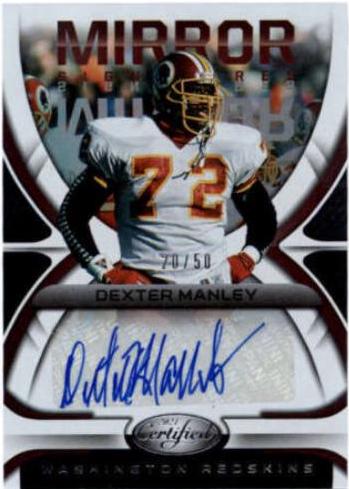 Dexter Manley #MS-DM 2021 Panini Certified Football Mirror Signatures
