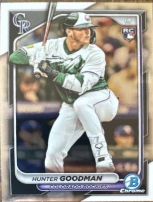 Hunter Goodman #25 Baseball Cards 2024 Bowman Chrome