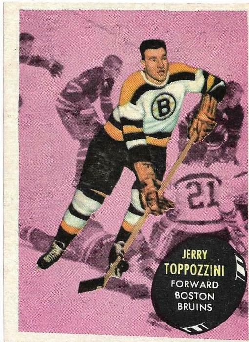 Jerry Toppazzini #9 Hockey Cards 1961 Topps