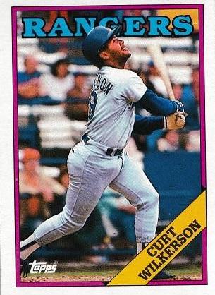 Curt Wilkerson #53 Baseball Cards 1988 Topps