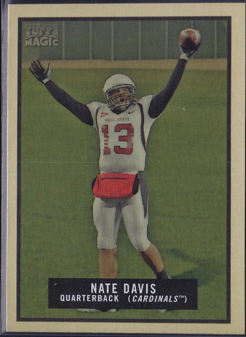 Nate Davis #25 Football Cards 2009 Topps Magic