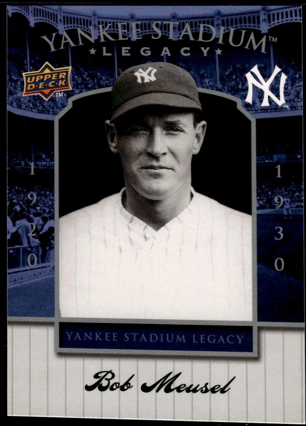 Bob Meusel #6 Baseball Cards 2008 Upper Deck Yankee Stadium Legacy