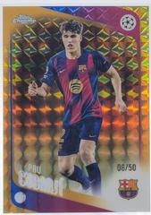 Pau Cubarsi [Gold Geometric Refractor] #183 Prices | 2025 Topps