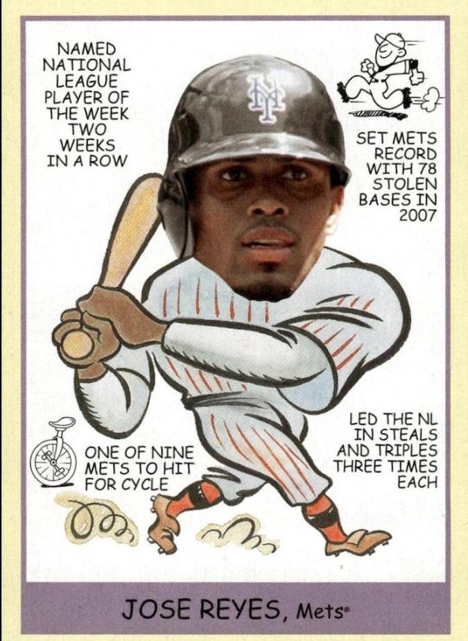Jose Reyes #272 Baseball Cards 2009 Upper Deck Goudey