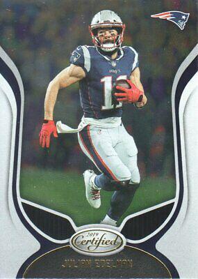 Julian Edelman #3 Football Cards 2019 Panini Certified