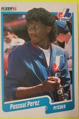 Pascual Perez #358 Baseball Cards 1990 Fleer Prices