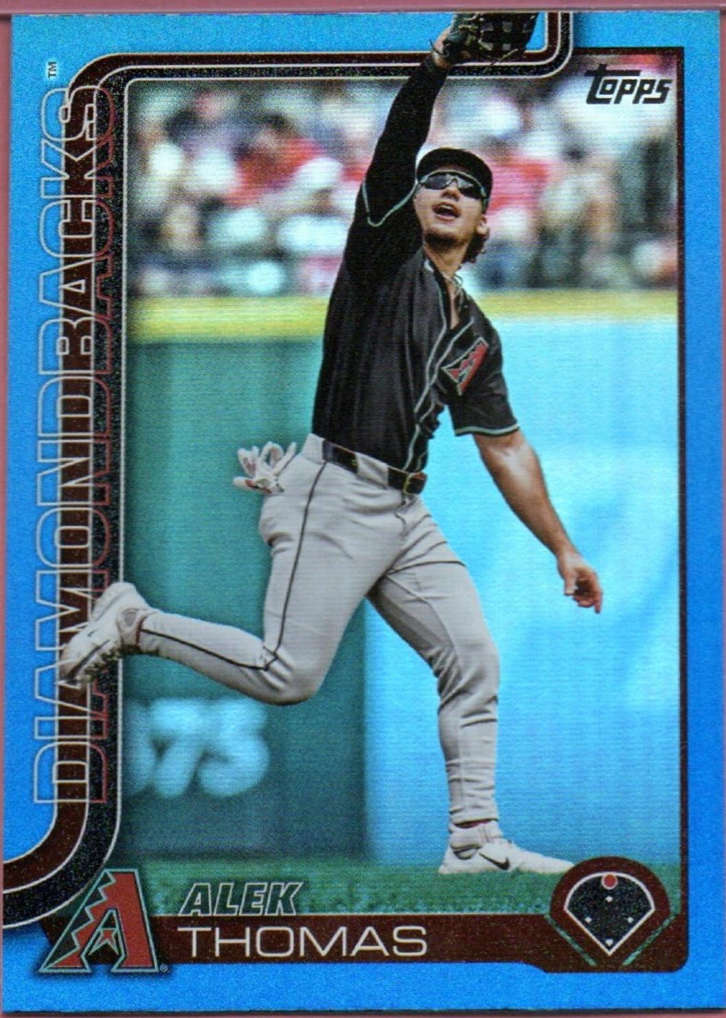 Alek Thomas [Blue Rainbow Foil] #428