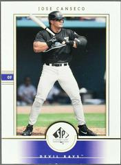 Jose Canseco #9 Baseball Cards 2000 SP Authentic Prices