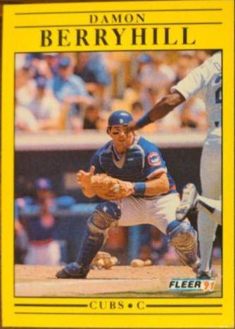 Damon Berryhill #414 1991 Fleer Baseball