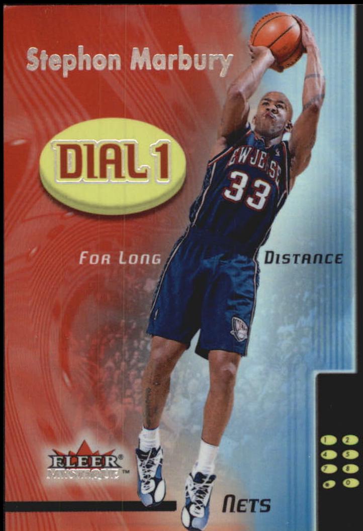 Stephon Marbury #2 Basketball Cards 2000 Fleer Mystique Dial 1