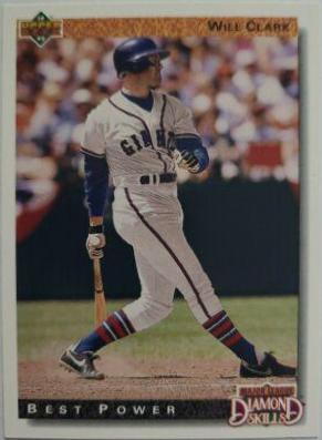 Will Clark #718 Baseball Cards 1992 Upper Deck