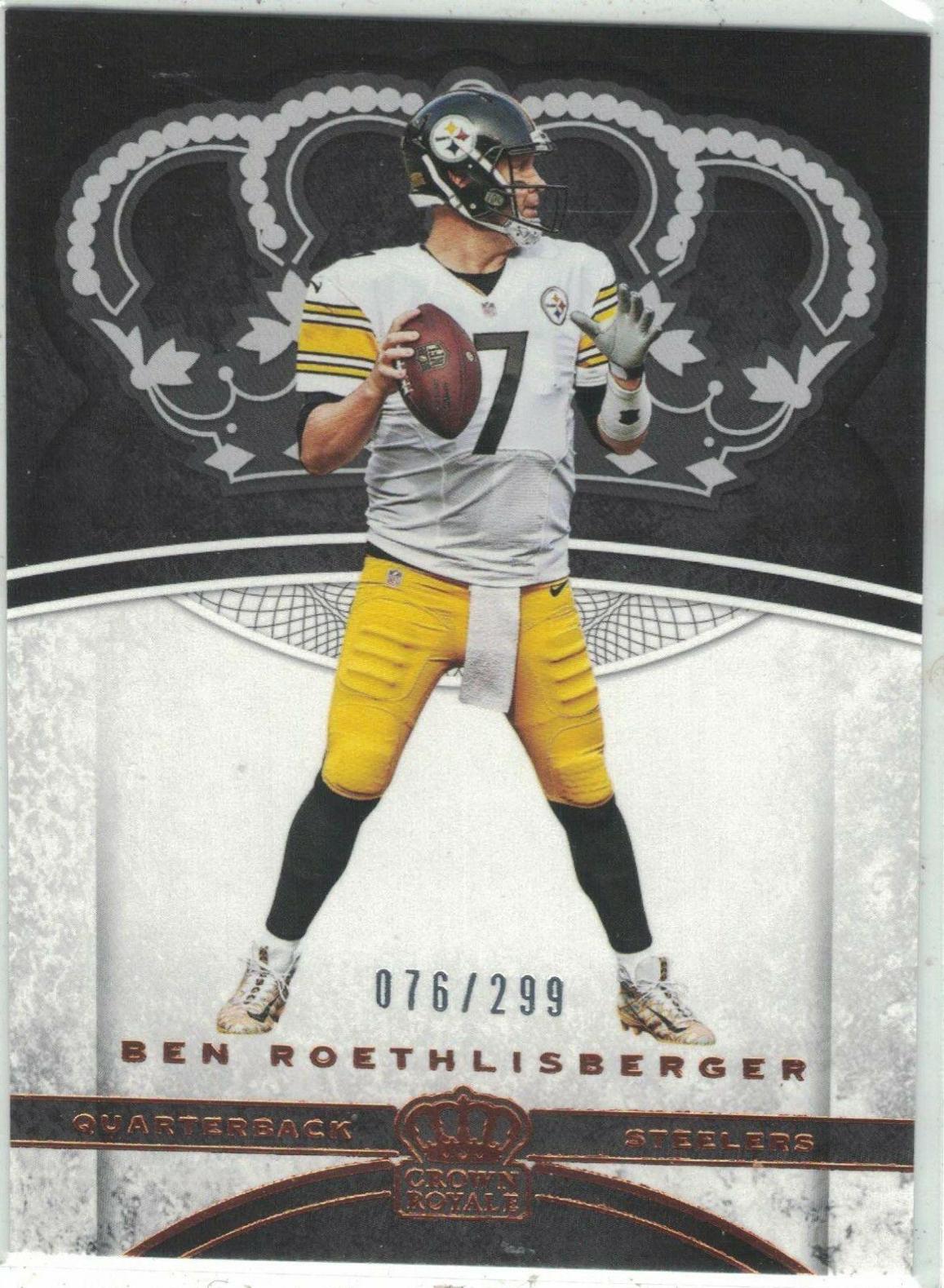 Ben Roethlisberger #8 Football Cards 2017 Panini Crown Royale