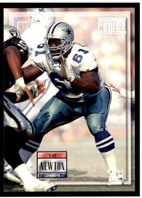 Nate Newton #61 1993 Pro Set Power Football