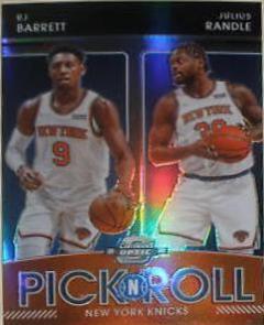 Julius Randle, RJ Barrett #12 Basketball Cards 2021 Panini Contenders Optic Pick n Roll