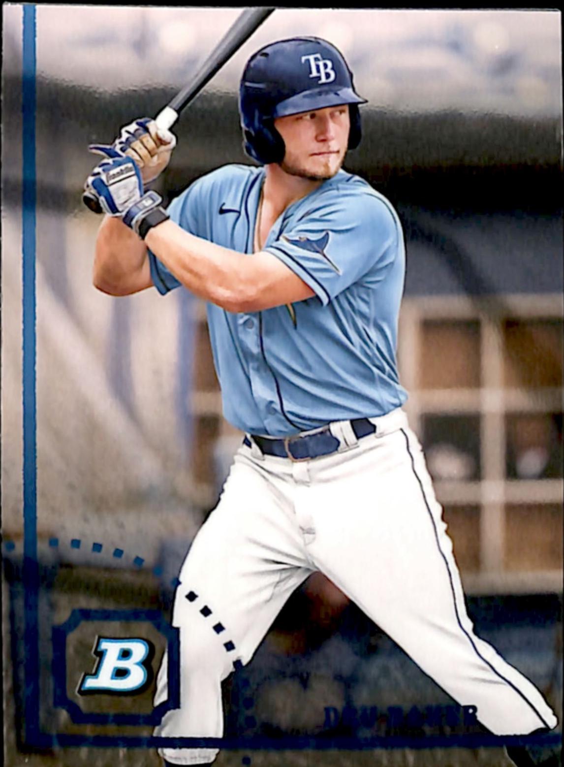 Dru Baker #BHPC-81 2022 Bowman Heritage Baseball Chrome Prospects