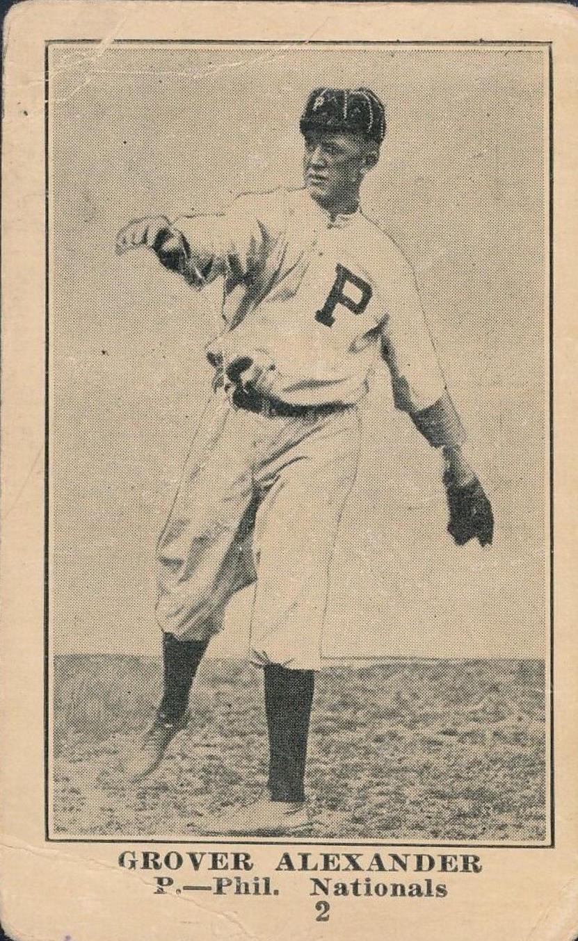 Grover Alexander #2 Baseball Cards 1917 Collins McCarthy