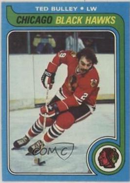 Ted Bulley #128 Hockey Cards 1979 Topps