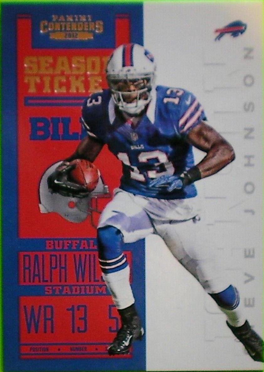 Steve Johnson #13 Football Cards 2012 Panini Contenders