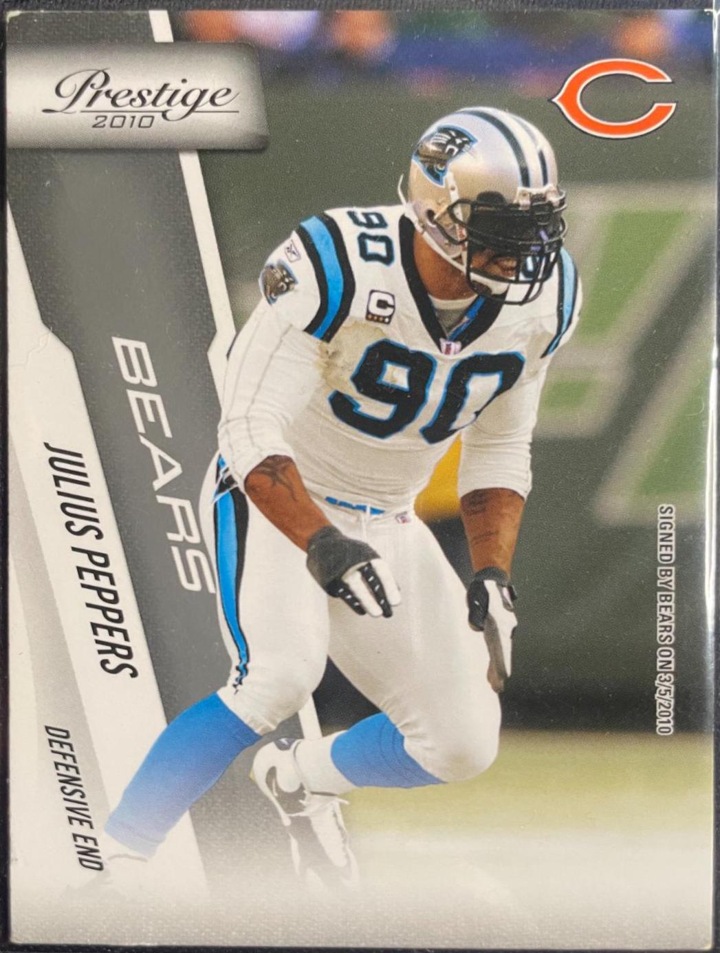 Julius Peppers #30 Football Cards 2010 Panini Prestige