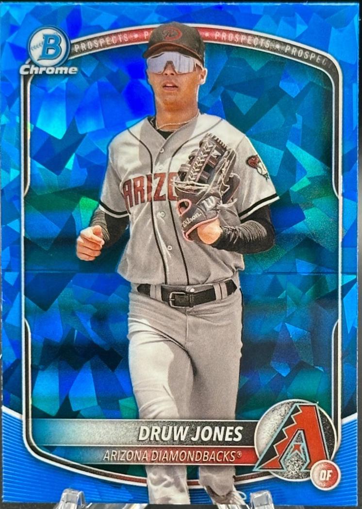 Druw Jones #BCP-138 2025 Bowman Chrome Prospects Sapphire Baseball