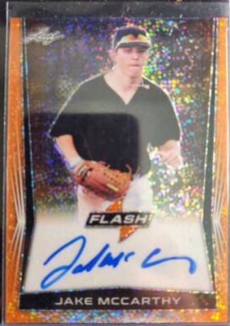 Jake McCarthy #BA-JM1 2018 Leaf Flash Autographs Baseball