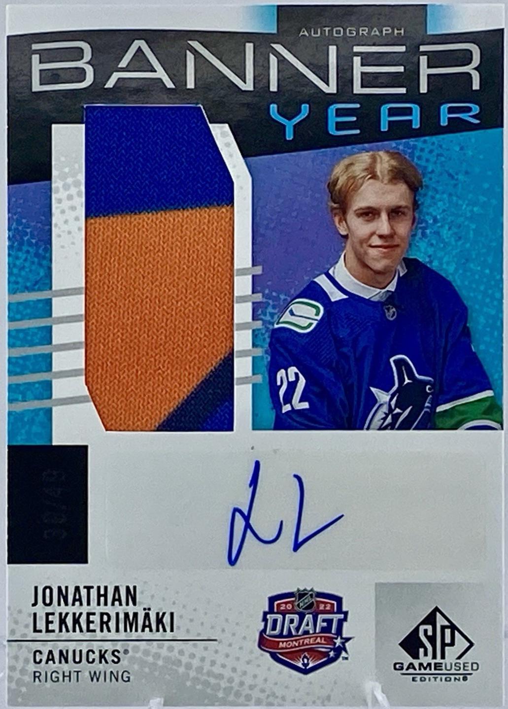 Jonathan Lekkerimaki #BYA-JL