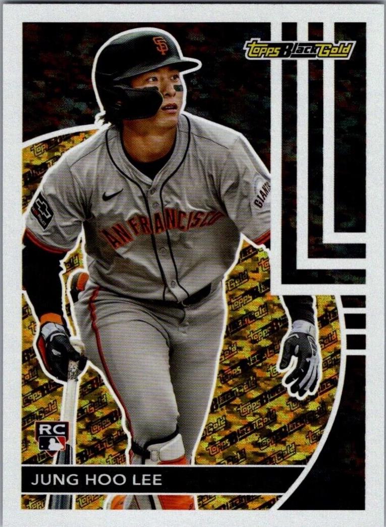 Jung Hoo Lee #BG-19 Baseball Cards 2024 Topps Update Black Gold