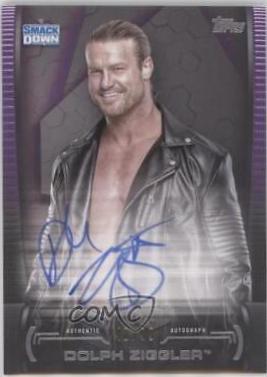 Dolph Ziggler [Purple] #A-DZ Wrestling Cards 2021 Topps WWE Undisputed Superstar Roster Autographs