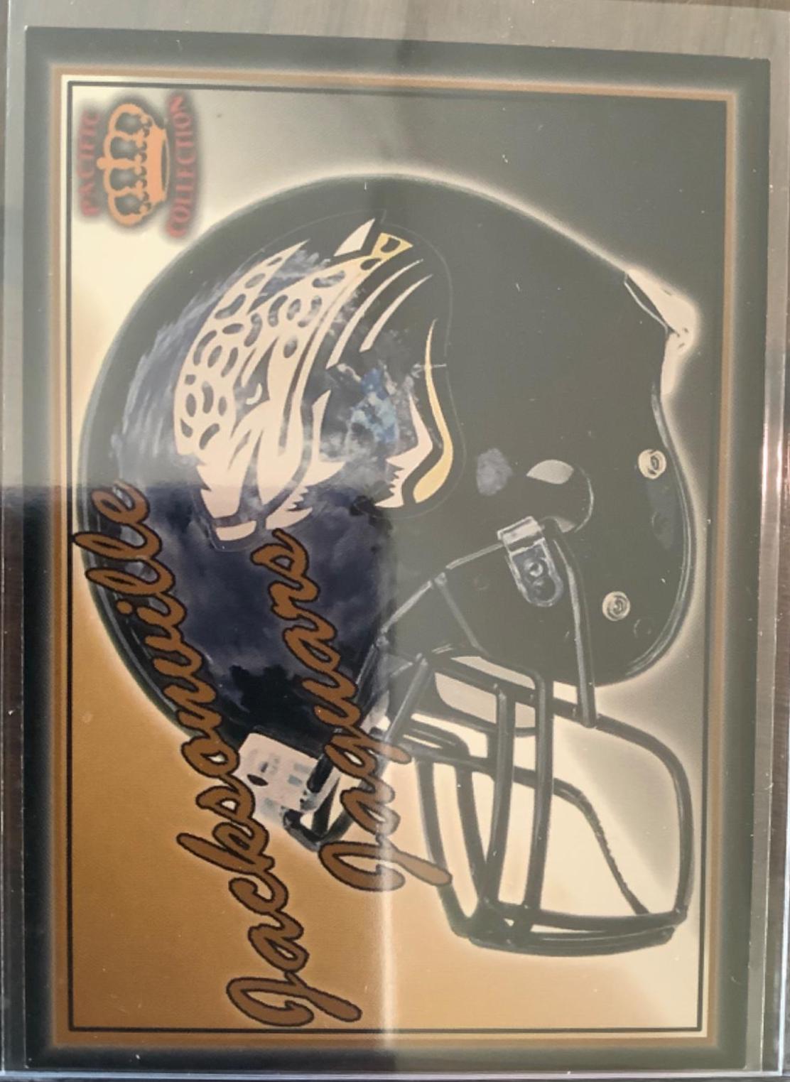Jacksonville Jaguars #14 Football Cards 1995 Pacific Prism Team Helmets