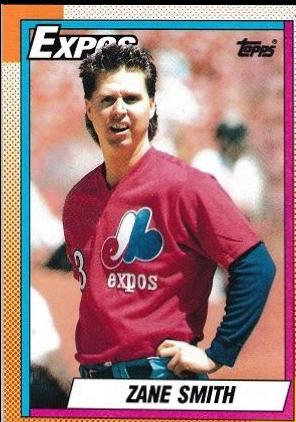 Zane Smith #48 Baseball Cards 1990 Topps