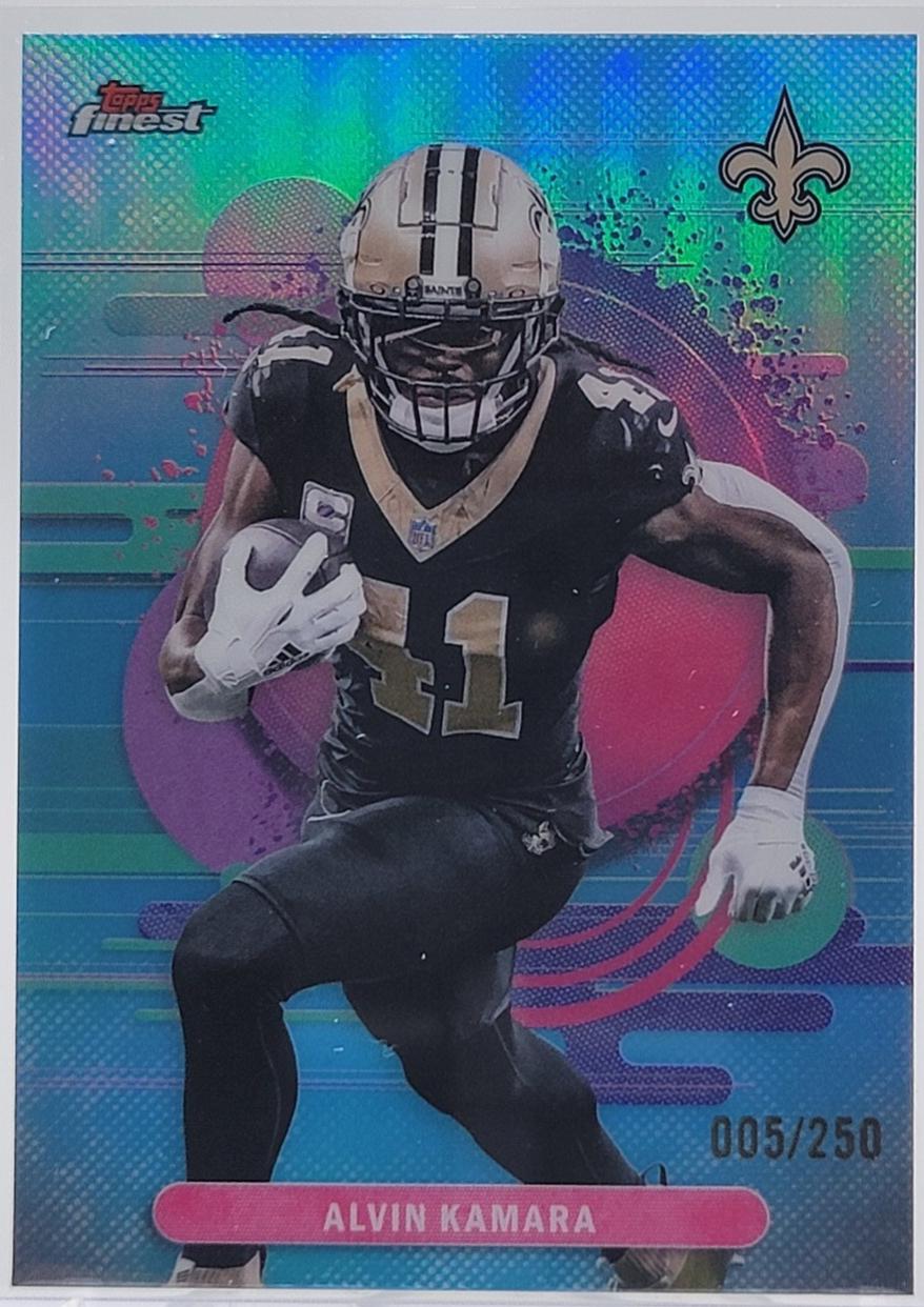Alvin Kamara [Sky Blue Refractor] #160